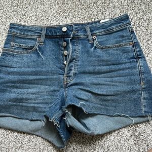 Old navy sky-hi A-line jean shorts